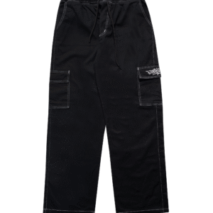 Calça Cargo Sarja pespontada