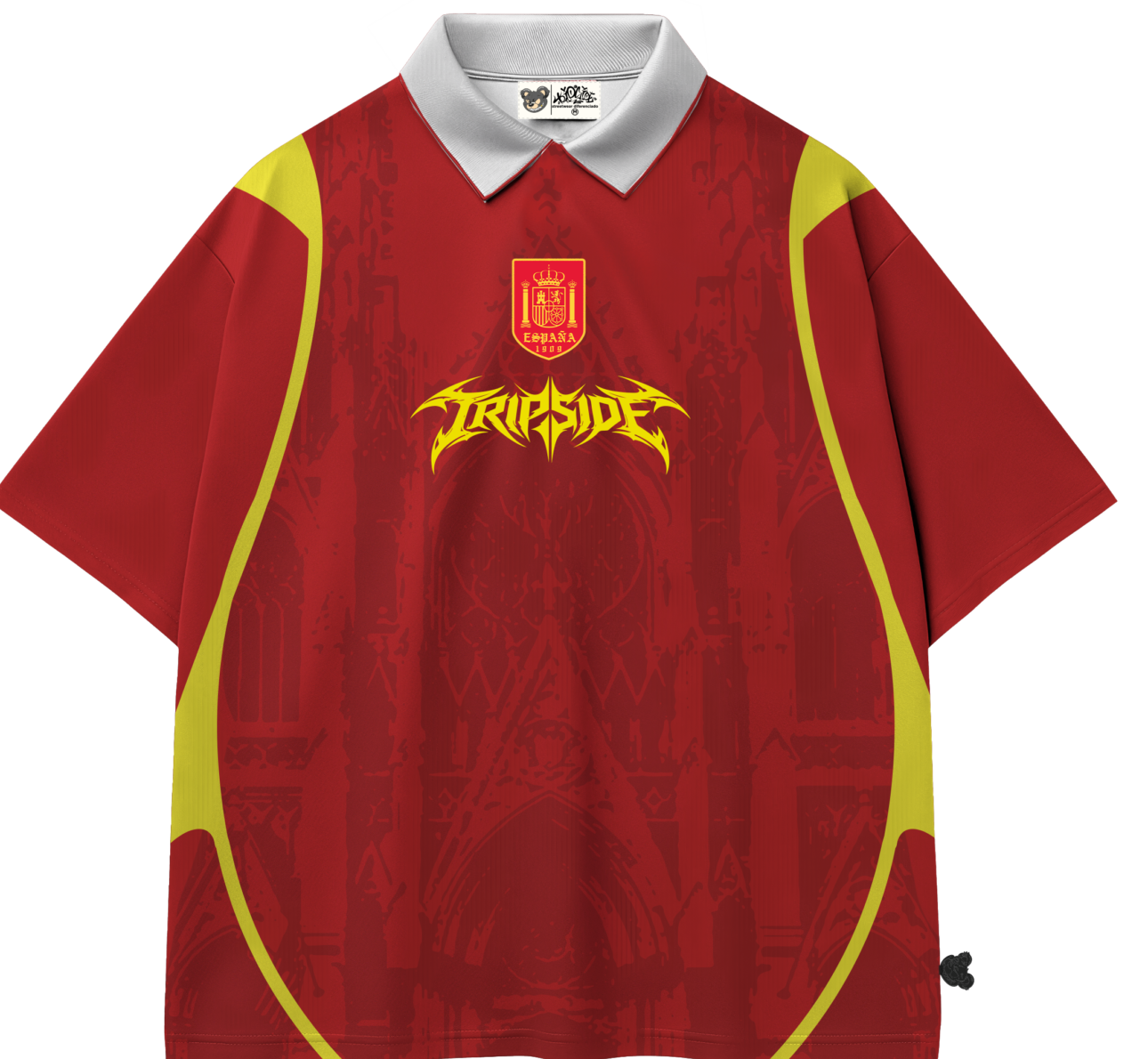 Camiseta de Time Oversized Trip Side