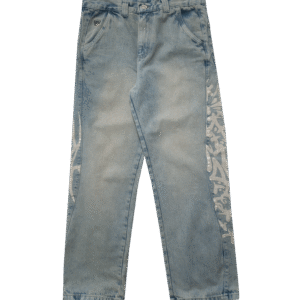 Calça Jeans Trip Side Efeito Craquelada Natural