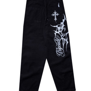 calça baggy trip side com silk